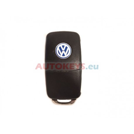 Original Flip Key For Volkswagen : 315MHz : MEGAMOS 48 : 1J0959753AM : 3+1 Buttons