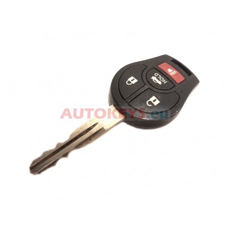 Original Regular Key For Nissan : 315MHz : PCF7936A : HITAG2 : CWTWB1U751 : 4 Buttons
