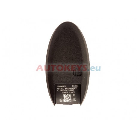 New Smart Remote Key Case For Infiniti : 5WK48903 : 3 Buttons