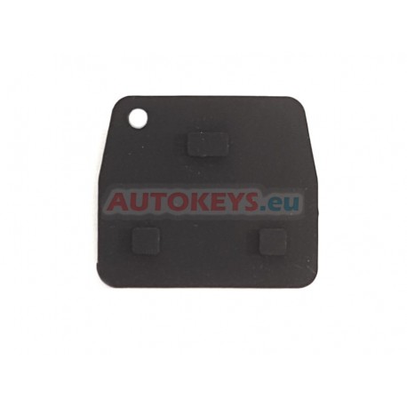 Silicon Black Rubber 3 Button Pad Replacement For Toyota