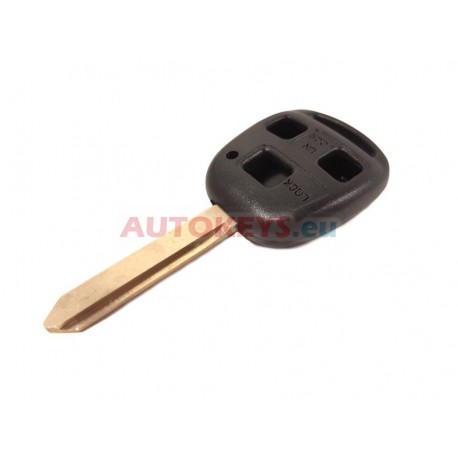 New Regular Transponder Key Case For Toyota Corolla : 3 Buttons : Blade Signature TOY47