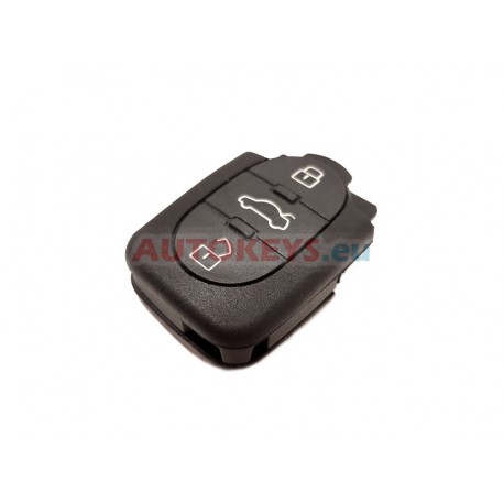 New Remote Key Head For Audi : 433.92MHz : 3 Buttons : PCF7952A : HITAG2 : 4D0 837 231 K