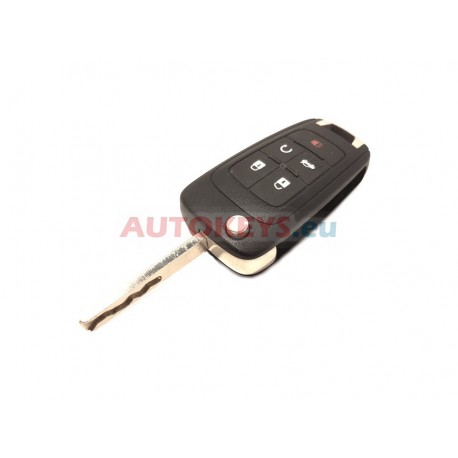 Original Flip Remote Key For Buick : 315MHz : PCF7952E : HITAG2 Extended : 13584825 : 5 Buttons