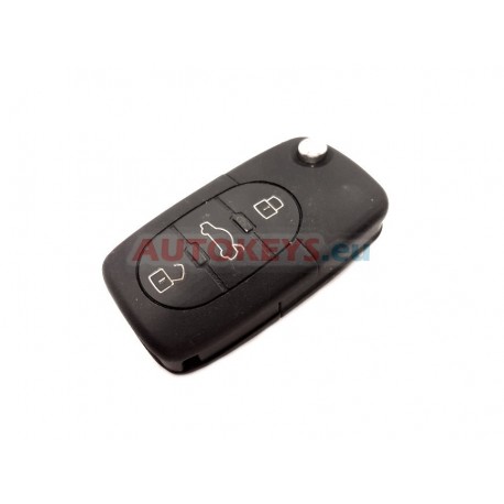 Original Remote Key Fob For Audi : 433MHz : MEGAMOS 48 : 4D0 837 231 K : 3 Buttons