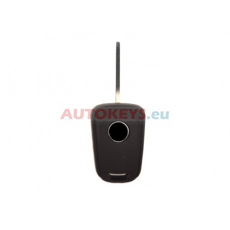 Regular Remote Key Fob For Vauxhall : 433MHz : PCF7x41A HITAG2+ EE : HU100 : 2 Buttons