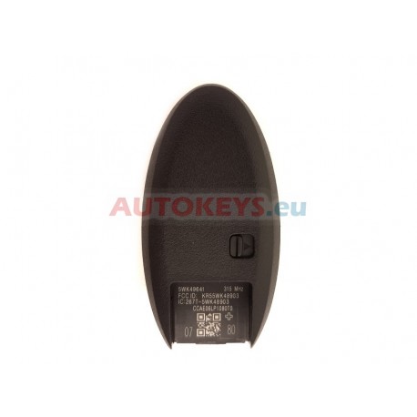 New Smart Remote Key Case For Infiniti : 5WK49641 : 4 Buttons