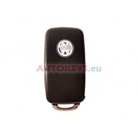Original Flip Key For Volkswagen : 315MHz : MEGAMOS 48 : 1J0959753DC : 3+1 Buttons
