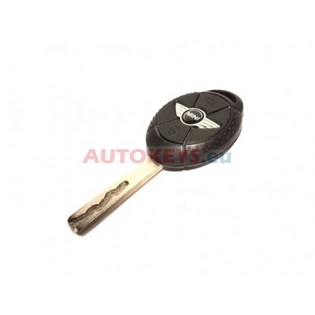 Original Regular Key For Mini Cooper : 433.92MHz : PCF7931 : 6931745 : 3 Buttons