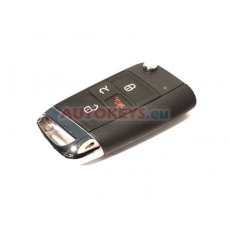 Original Smart Remote Key For VW : 315MHz : MEGAMOS 49 : 5G0959752BE : 4 Buttons