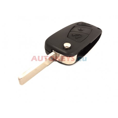 New High Quality Flip Key Case For Fiat : 3 Buttons : SIP22