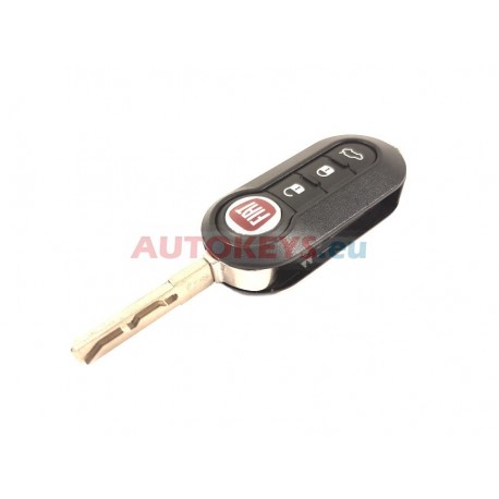 Original Flip Remote Key For Fiat : 433.92 MHz : PCF7946A : HITAG2 : 3 Buttons