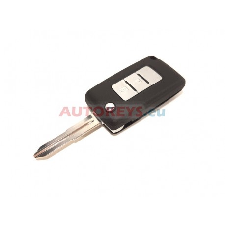 New Flip Remote Key For Mitsubishi Pajero: 433.92MHz : PCF7x41A : HITAG2 : 2 Buttons