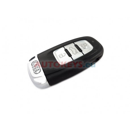 Original Smart Remote Key For Audi : 868MHz : HITAG(VAG) : 8T0.959.754 AQ : 3 Buttons