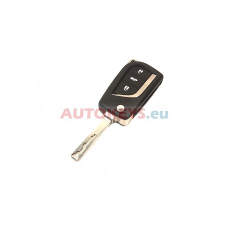 Original Remote Flip Key For Toyota : 433.92MHz : TIRIS RF430(8A) : A03TAA : 3 Buttons