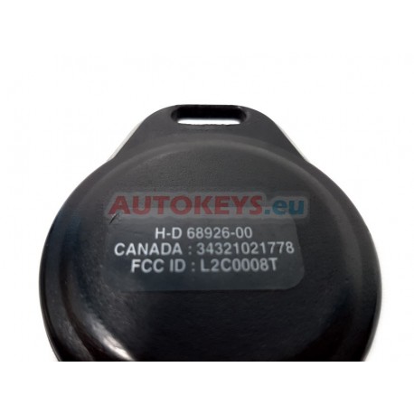 Original Remote Key Fob For Harley Davidson: 315MHz :  Model 68926-00 : 1 Button