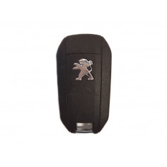 Original Flip Remote Key For Peugeot : 433.92MHz : PCF7x41A : HITAG2 : 9674001080  01  : 3 Buttons 2