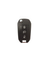 New Flip Remote Key Case For Peugeot: HU83 : 3 Buttons
